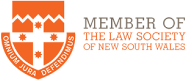 Logo Member of The Law Society of New South Wales